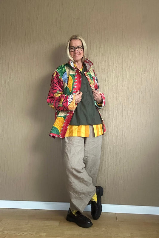 Vintage Kantha Jacke