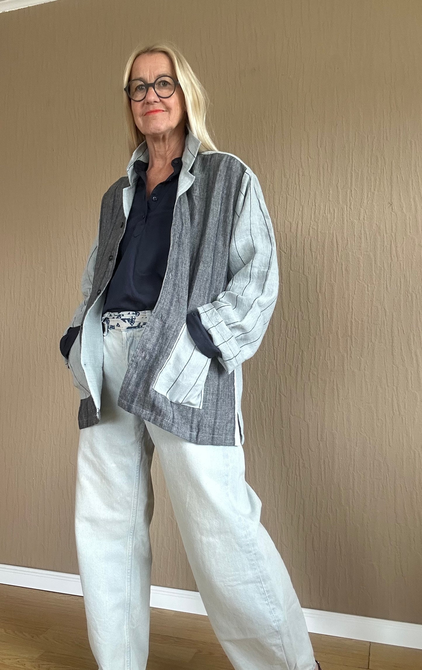 Leinen Blazer