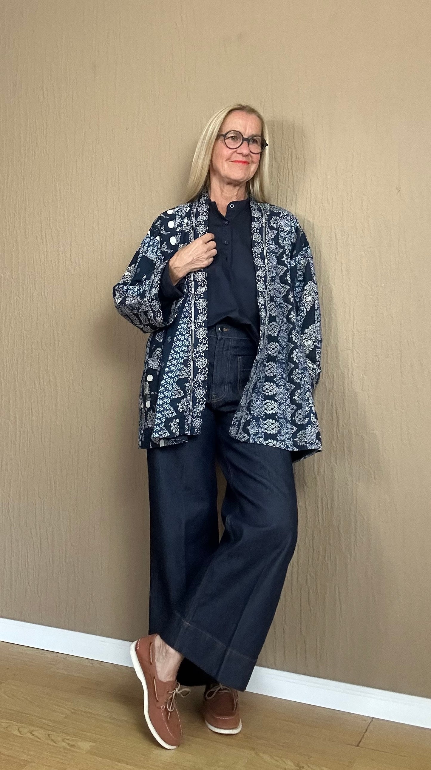 Patchwork Kimono Jacke