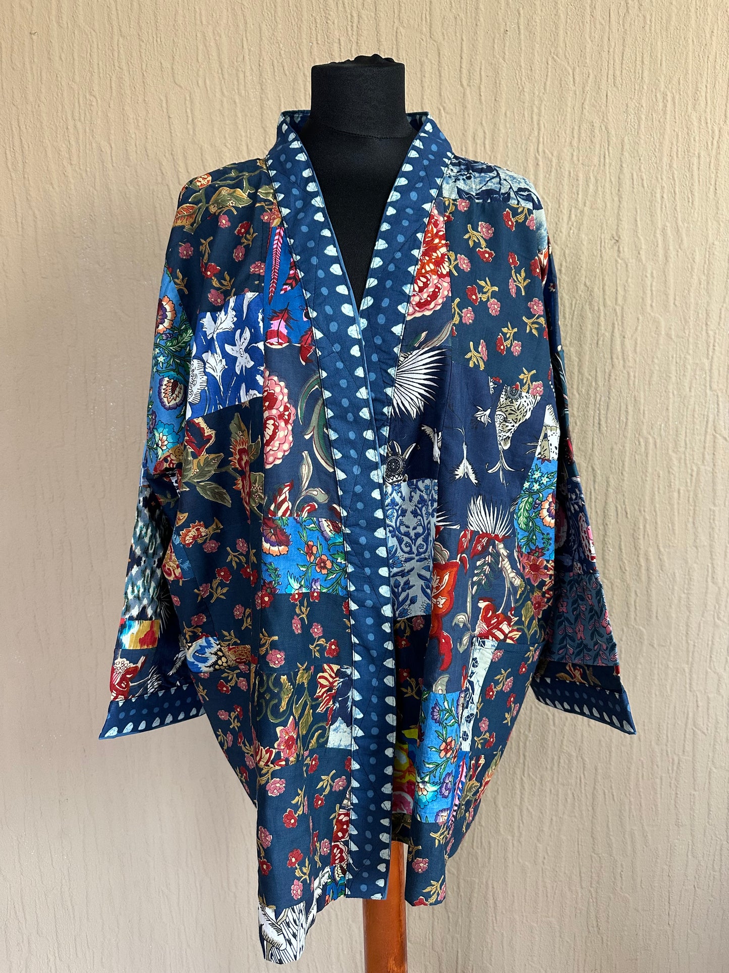 Patchwork Kimono Jacke