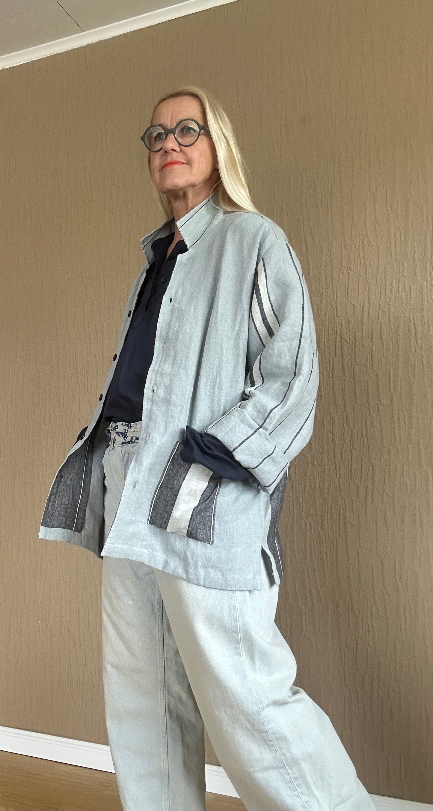 Leinen Blazer