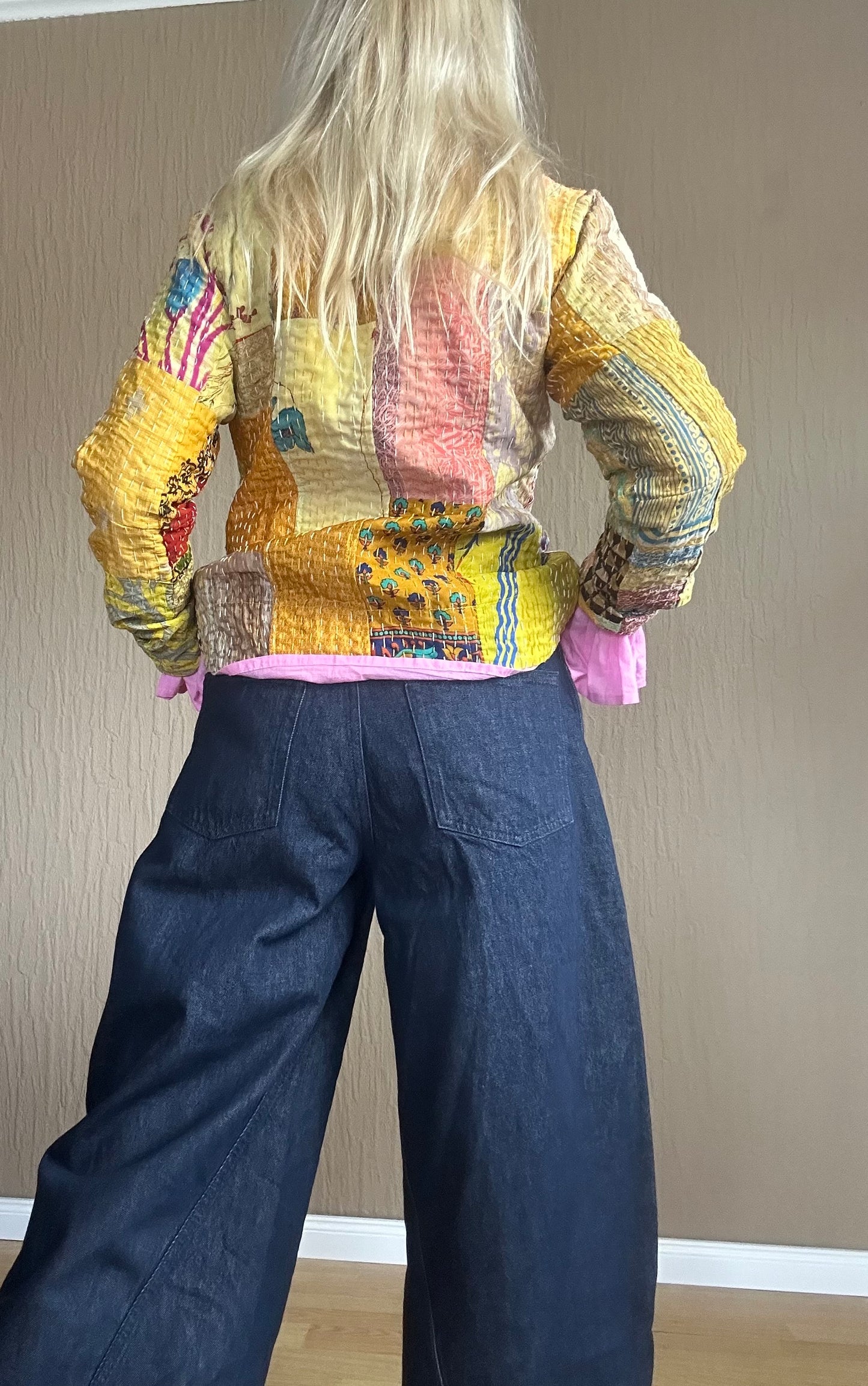 Patchwork Kantha Jacke