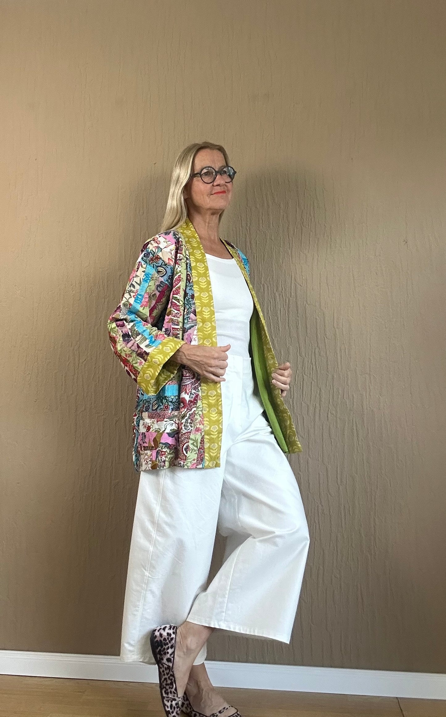 Patchwork Kimono Jacke
