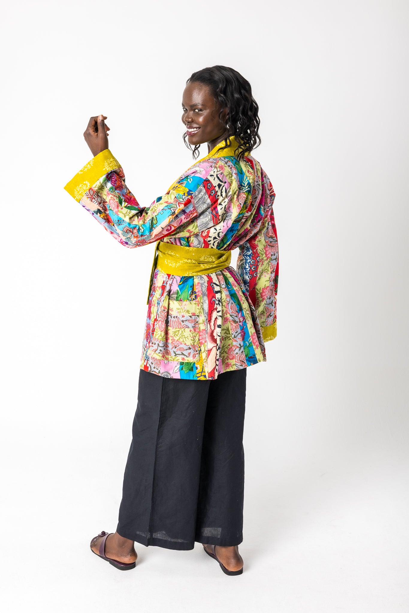 Kimono Bunt 2 Seiten Wendbar