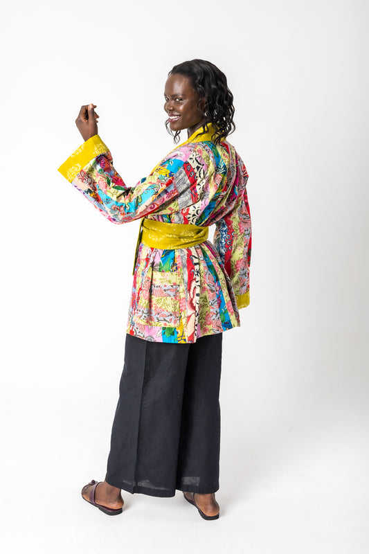 Kimono Bunt 2 Seiten Wendbar