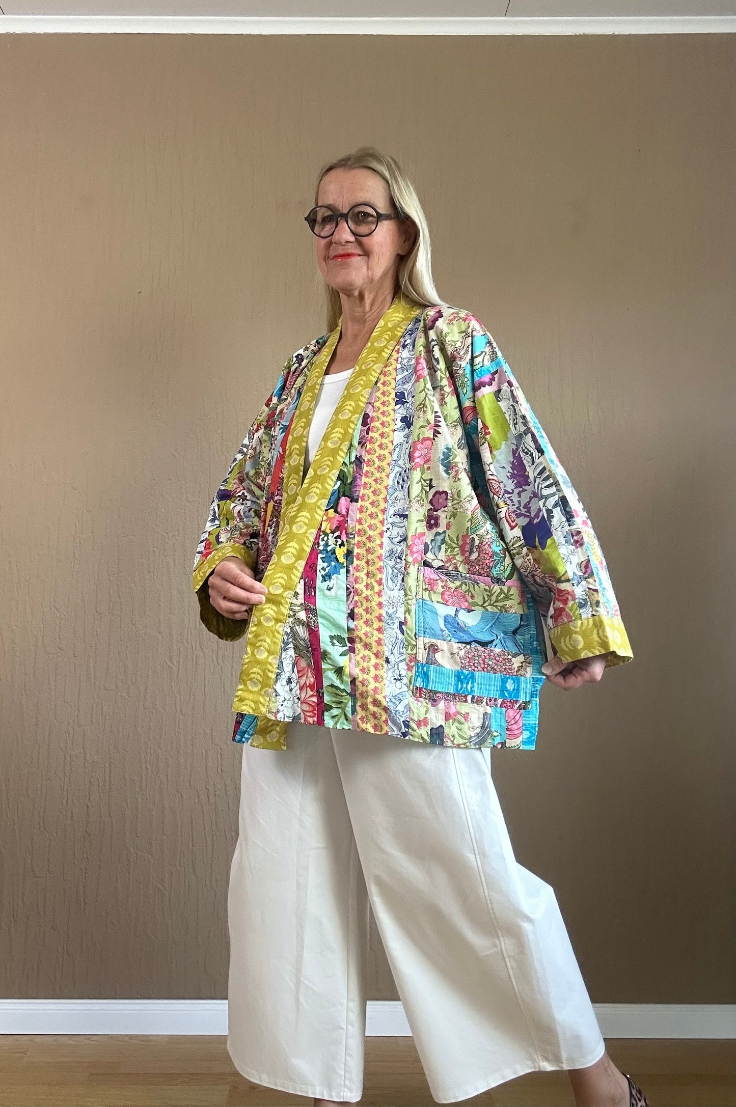 Patchwork Kimono Jacke