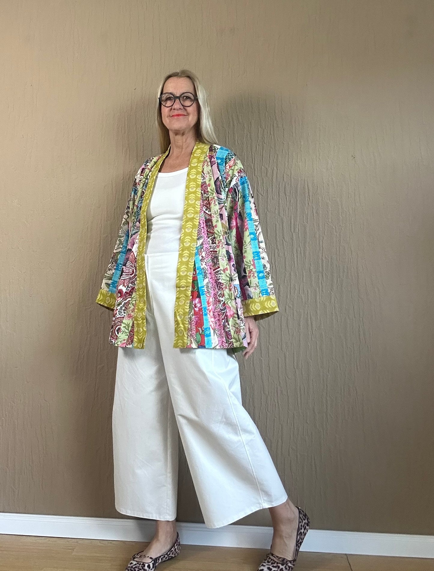 Patchwork Kimono Jacke