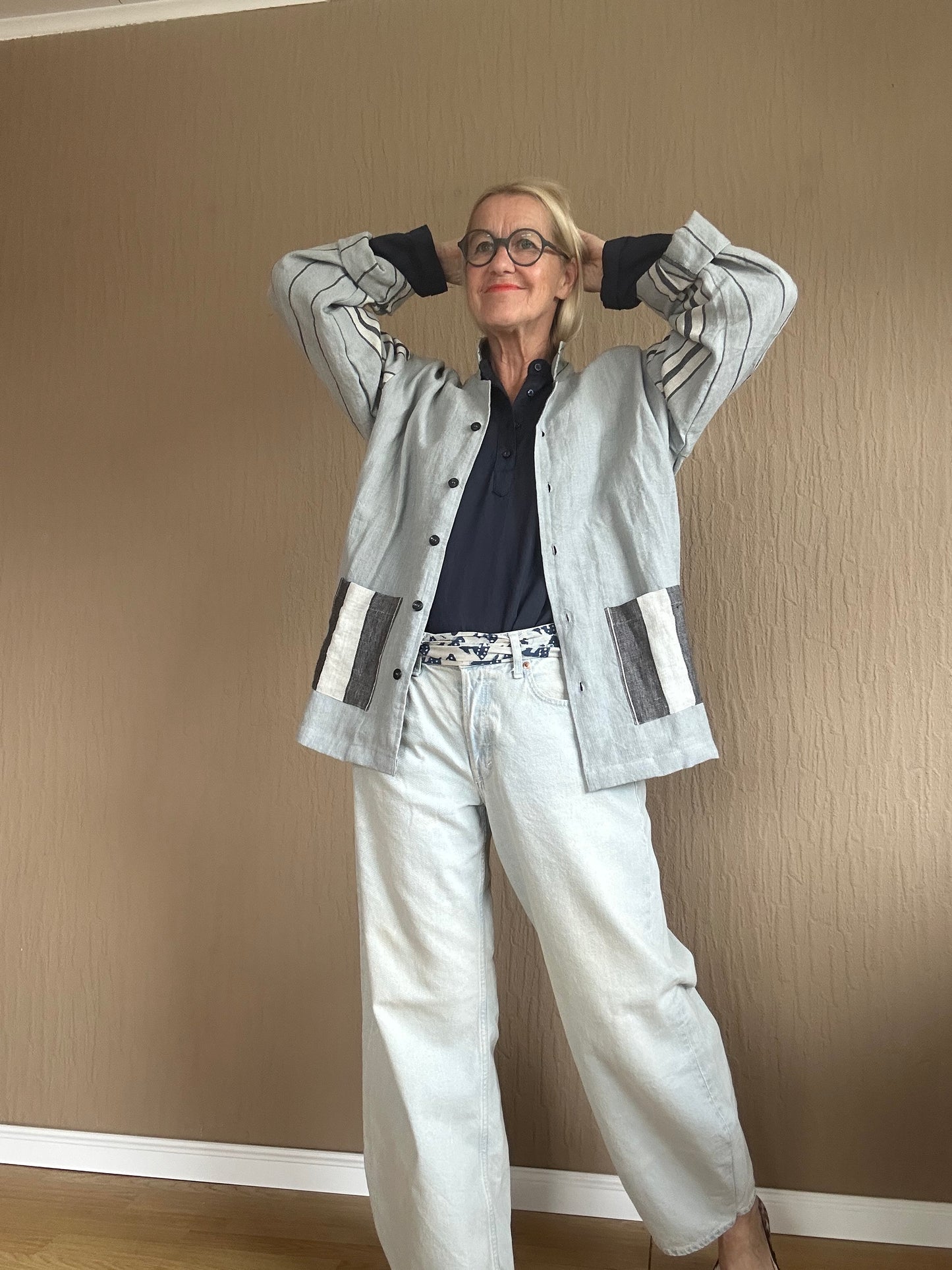 Leinen Blazer