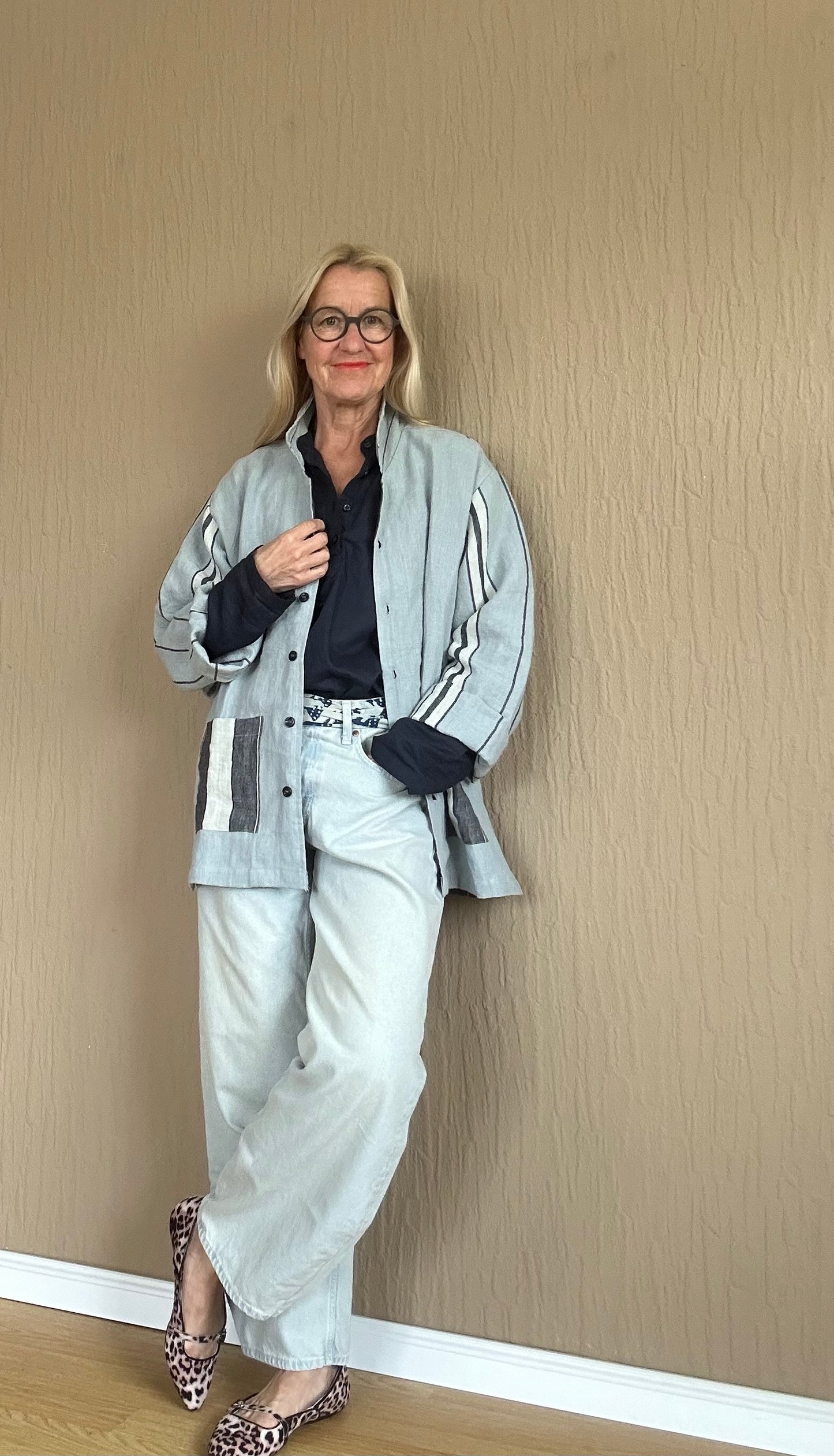 Leinen Blazer
