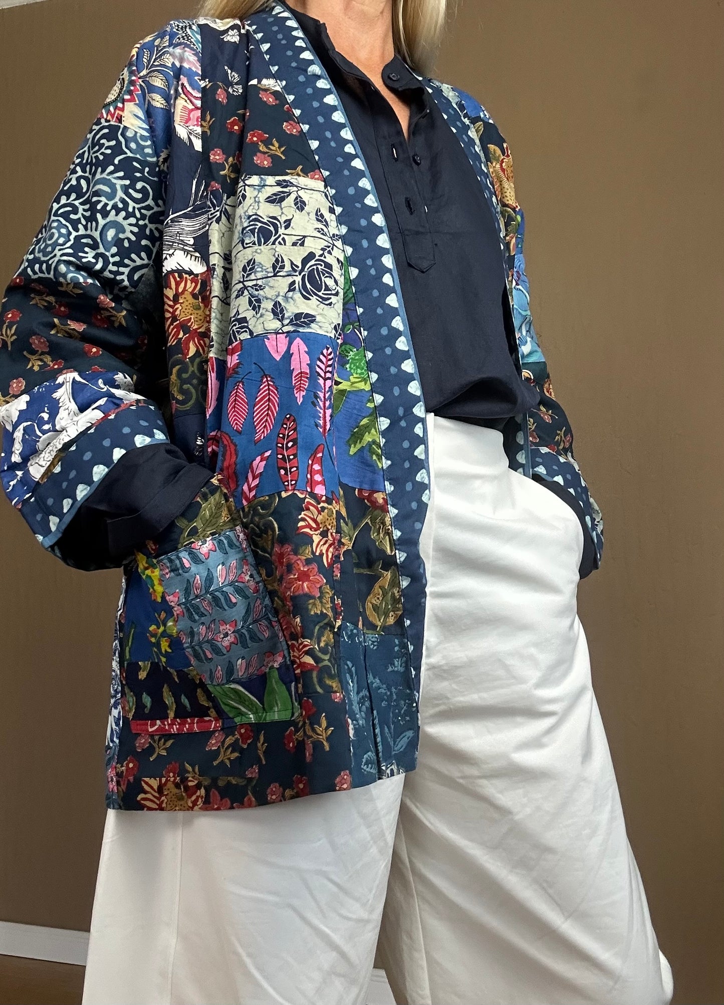 Patchwork Kimono Jacke