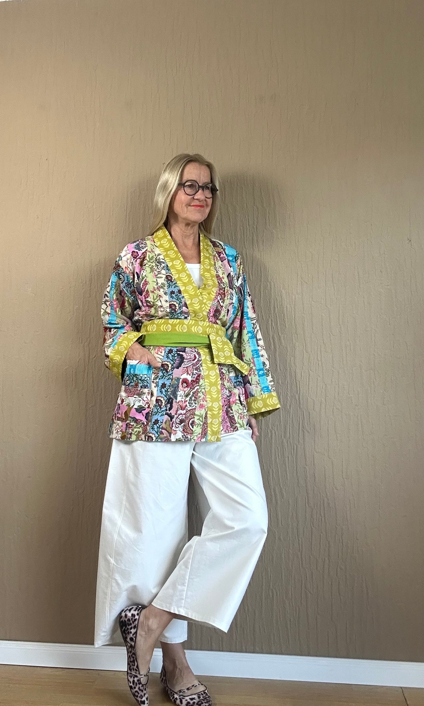 Patchwork Kimono Jacke