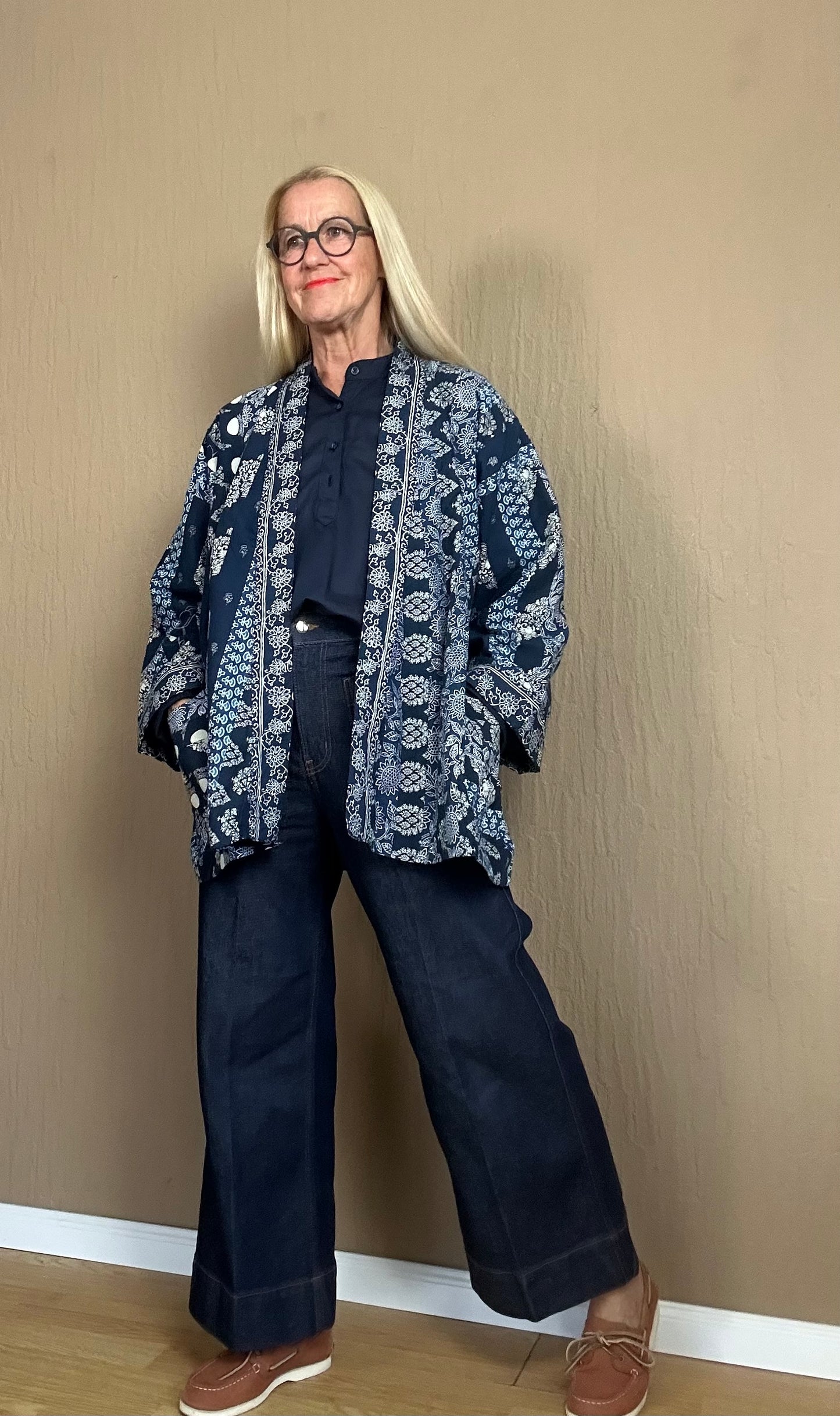 Patchwork Kimono Jacke