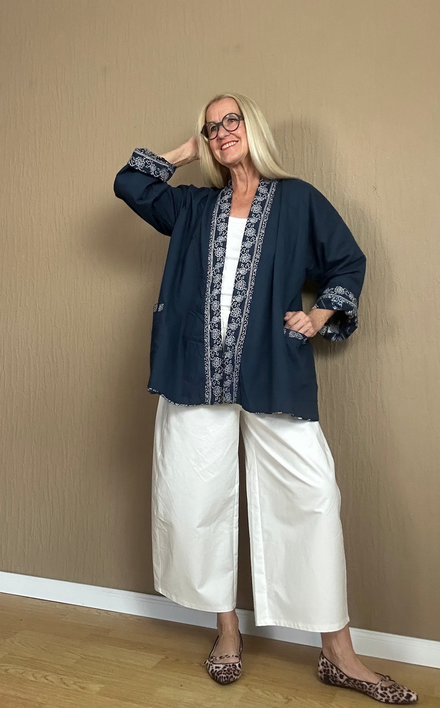 Patchwork Kimono Jacke