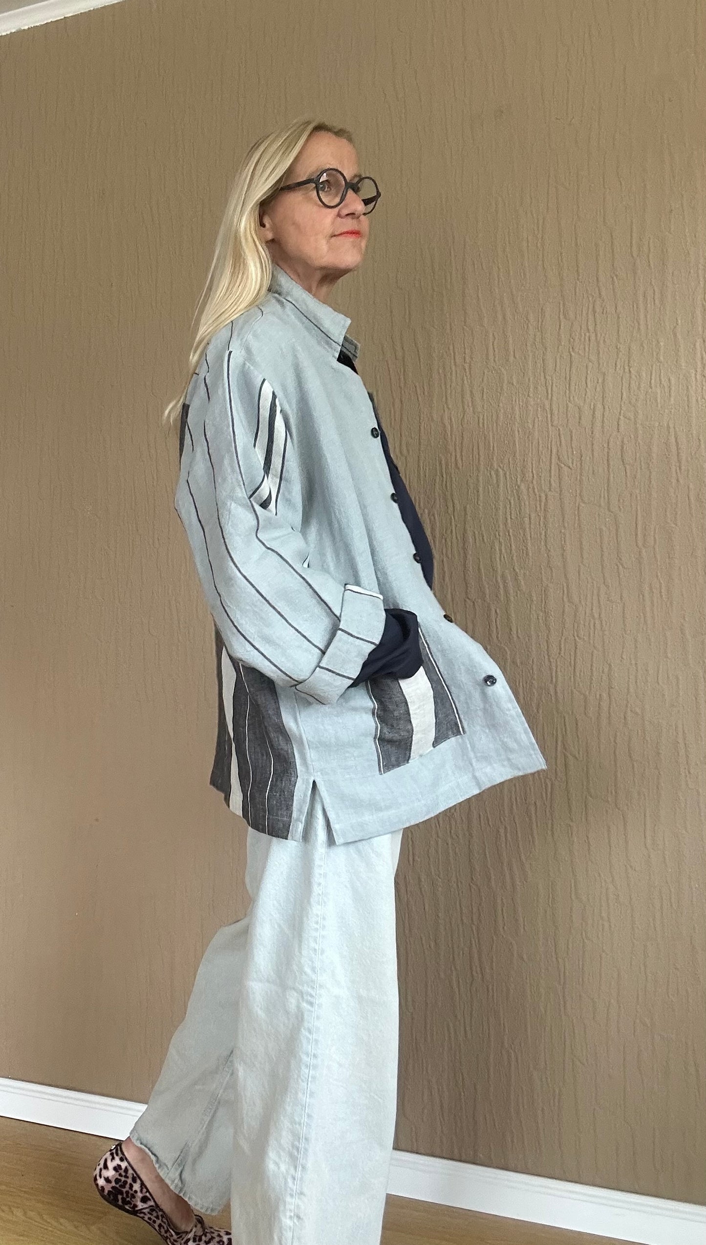 Leinen Blazer