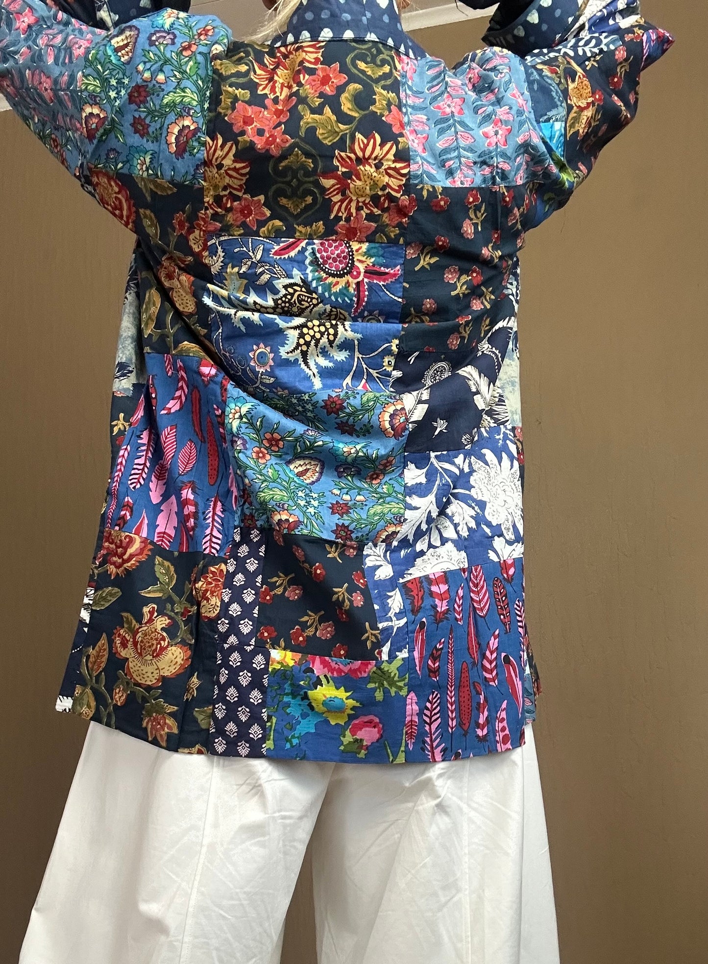 Patchwork Kimono Jacke