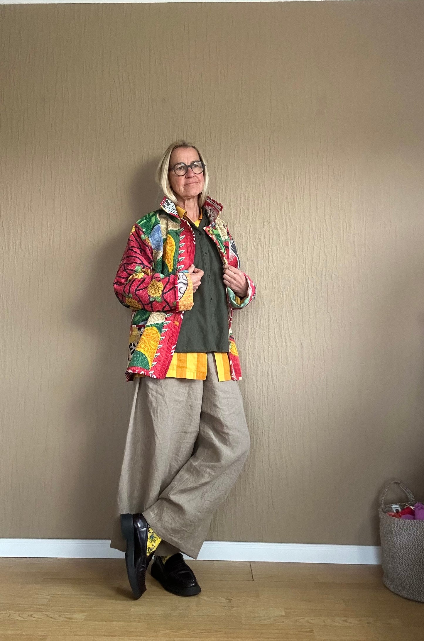 Vintage Kantha Jacke