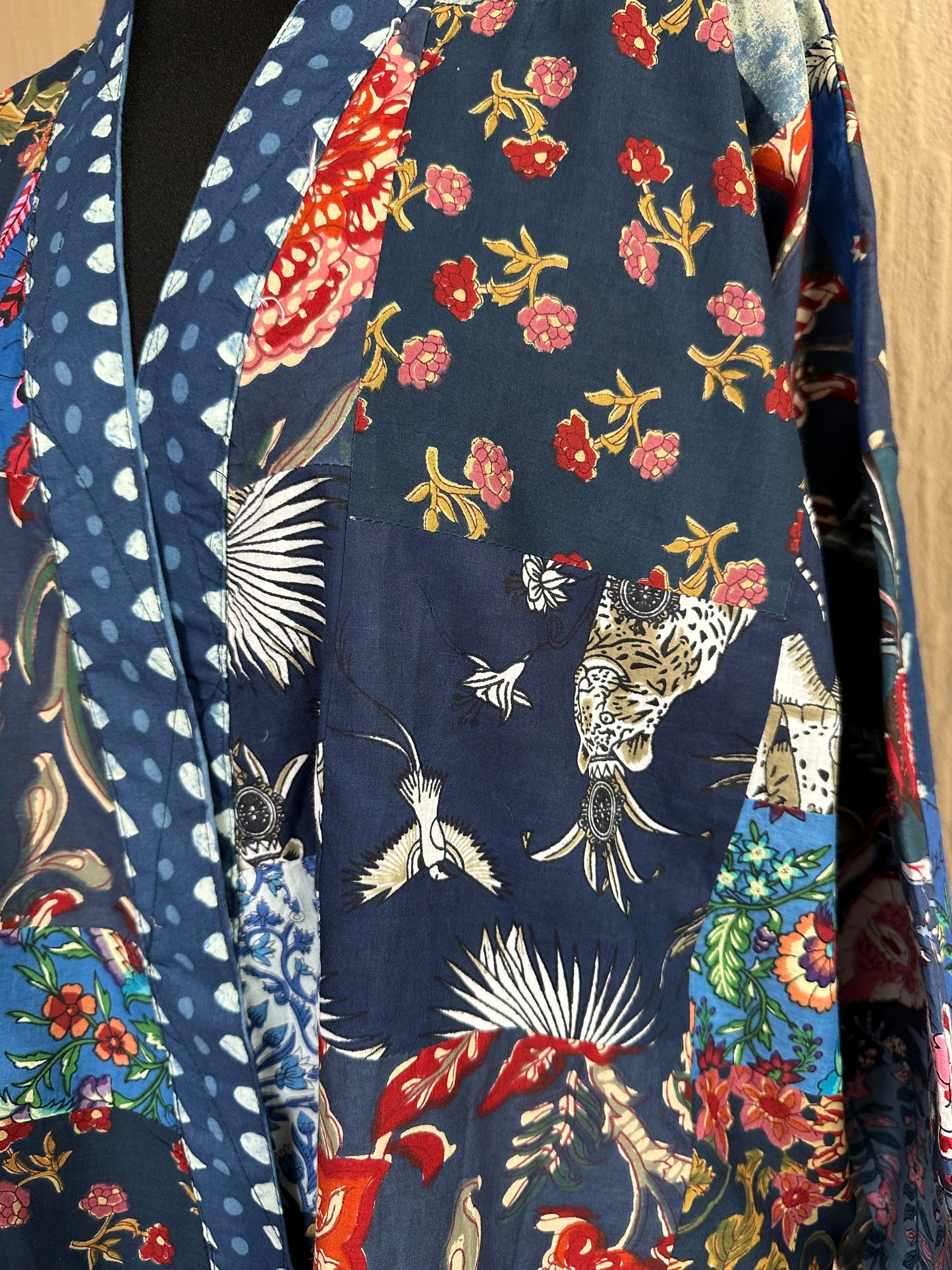 Patchwork Kimono Jacke