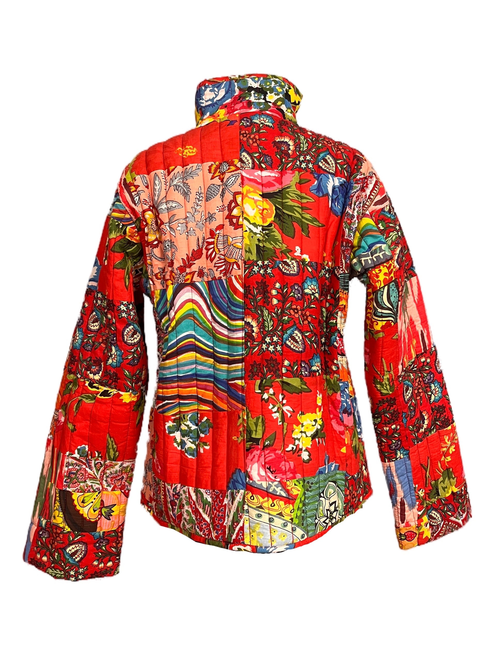 Steppjacke von hinten