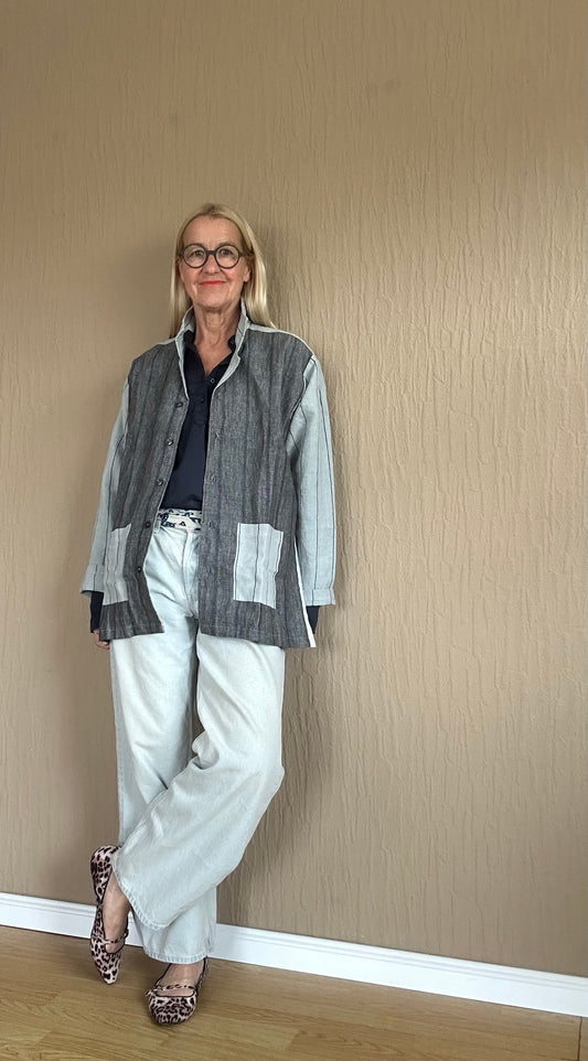 Leinen Blazer