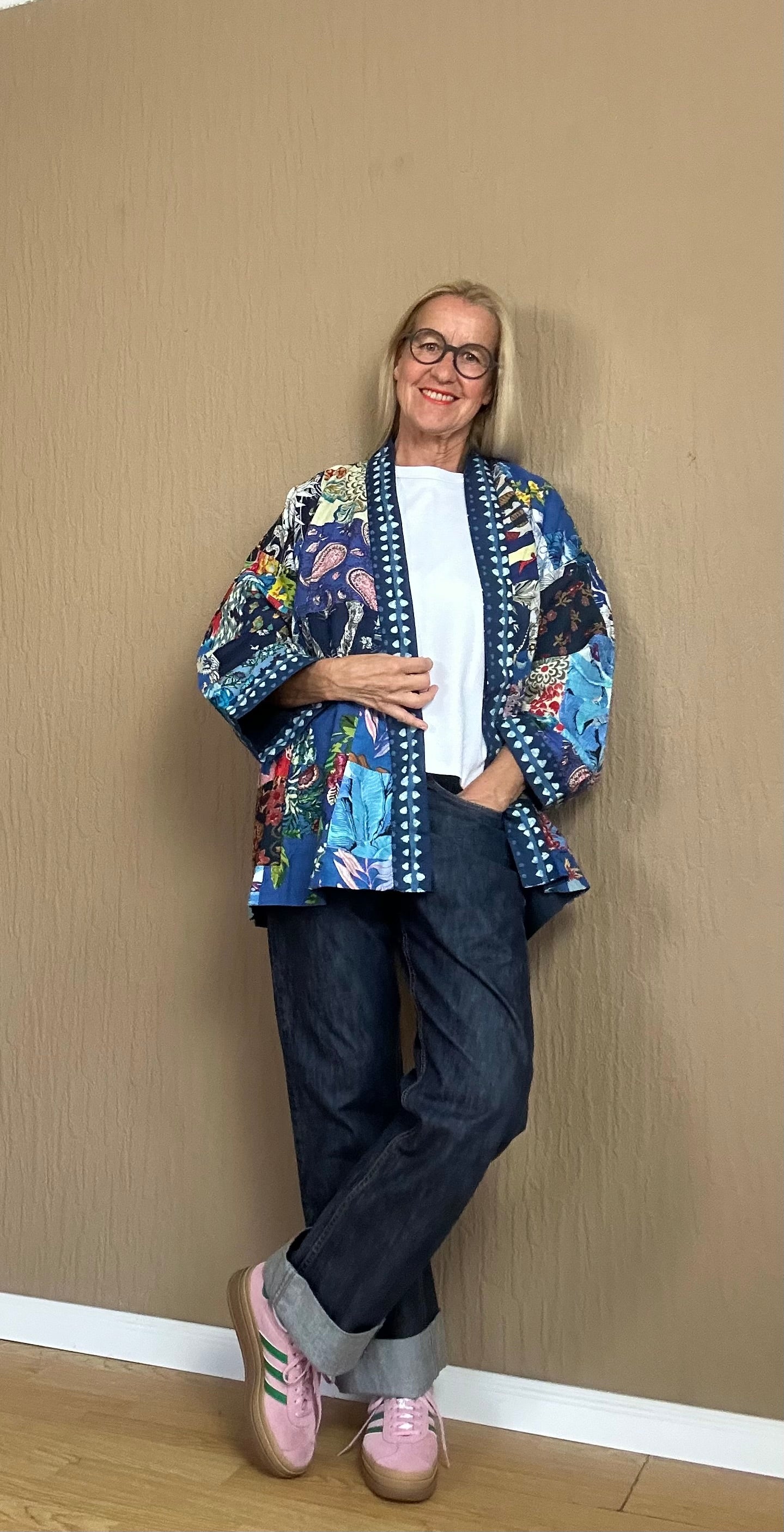 Patchwork Kimono Jacke