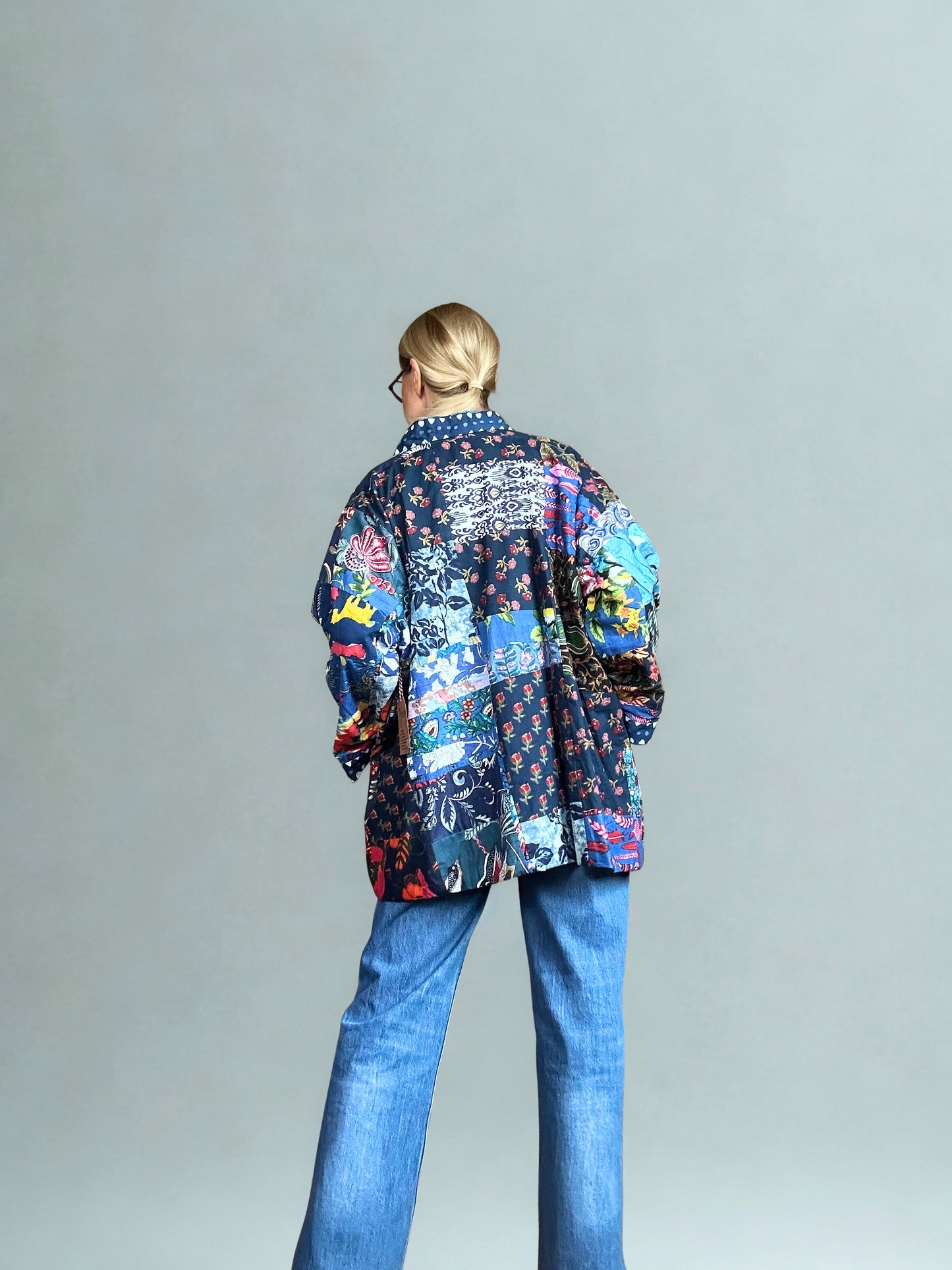 Patchwork Kimono Jacke