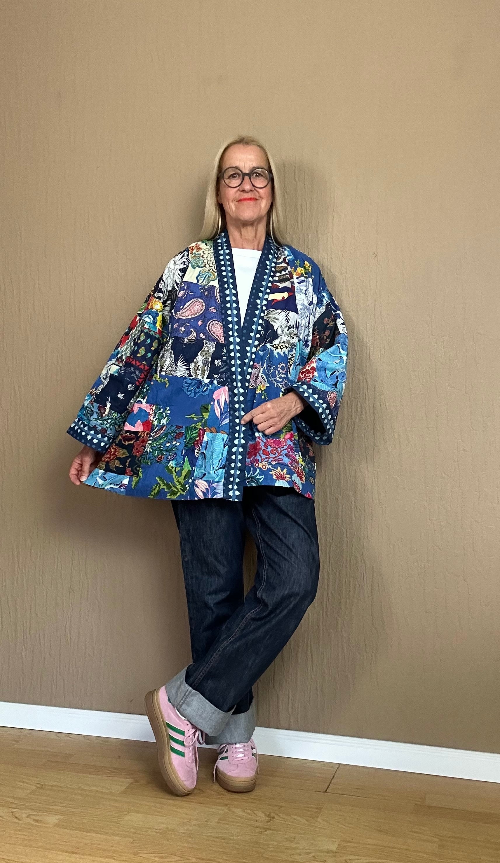 Patchwork Kimono Jacke