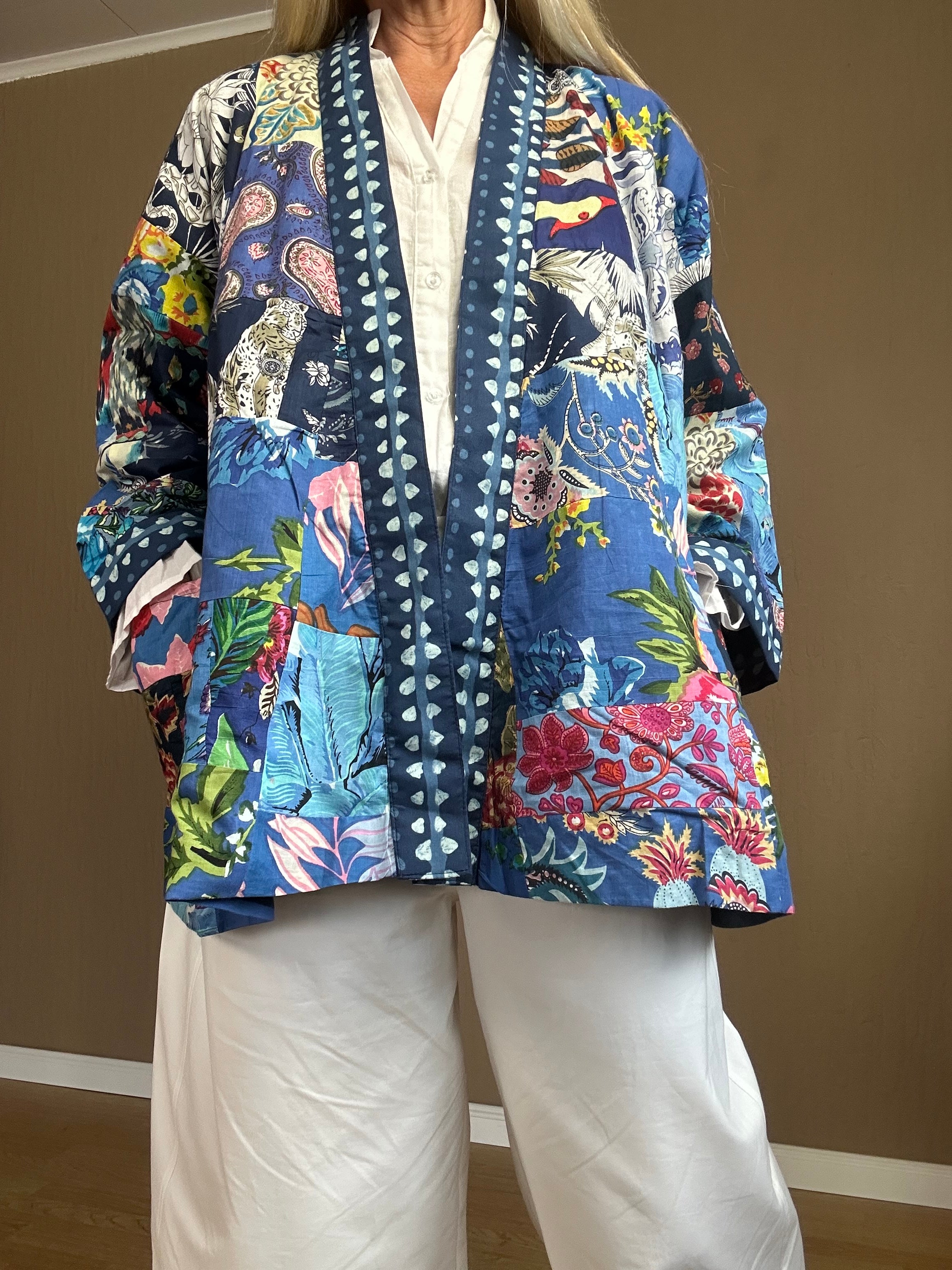 Patchwork Kimono Jacke