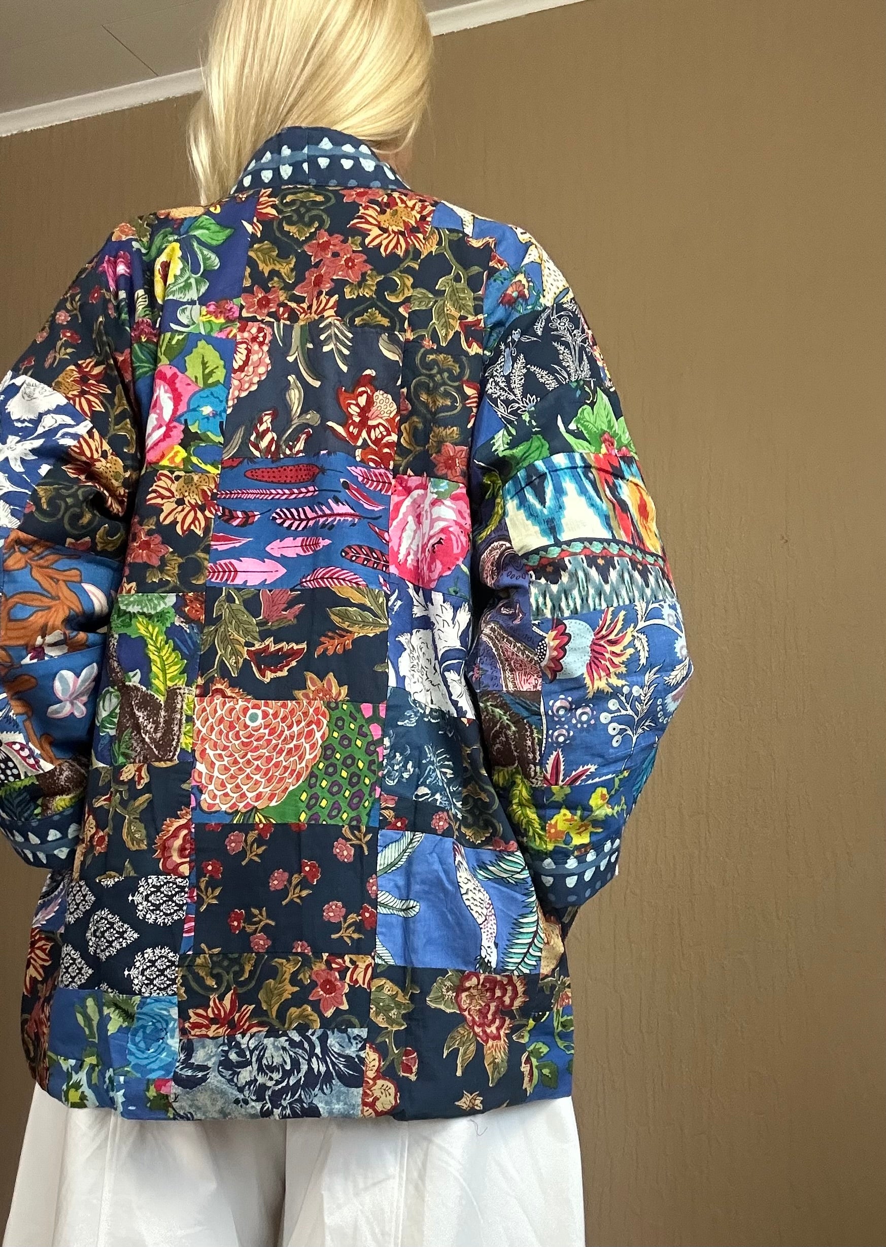 Patchwork Kimono Jacke
