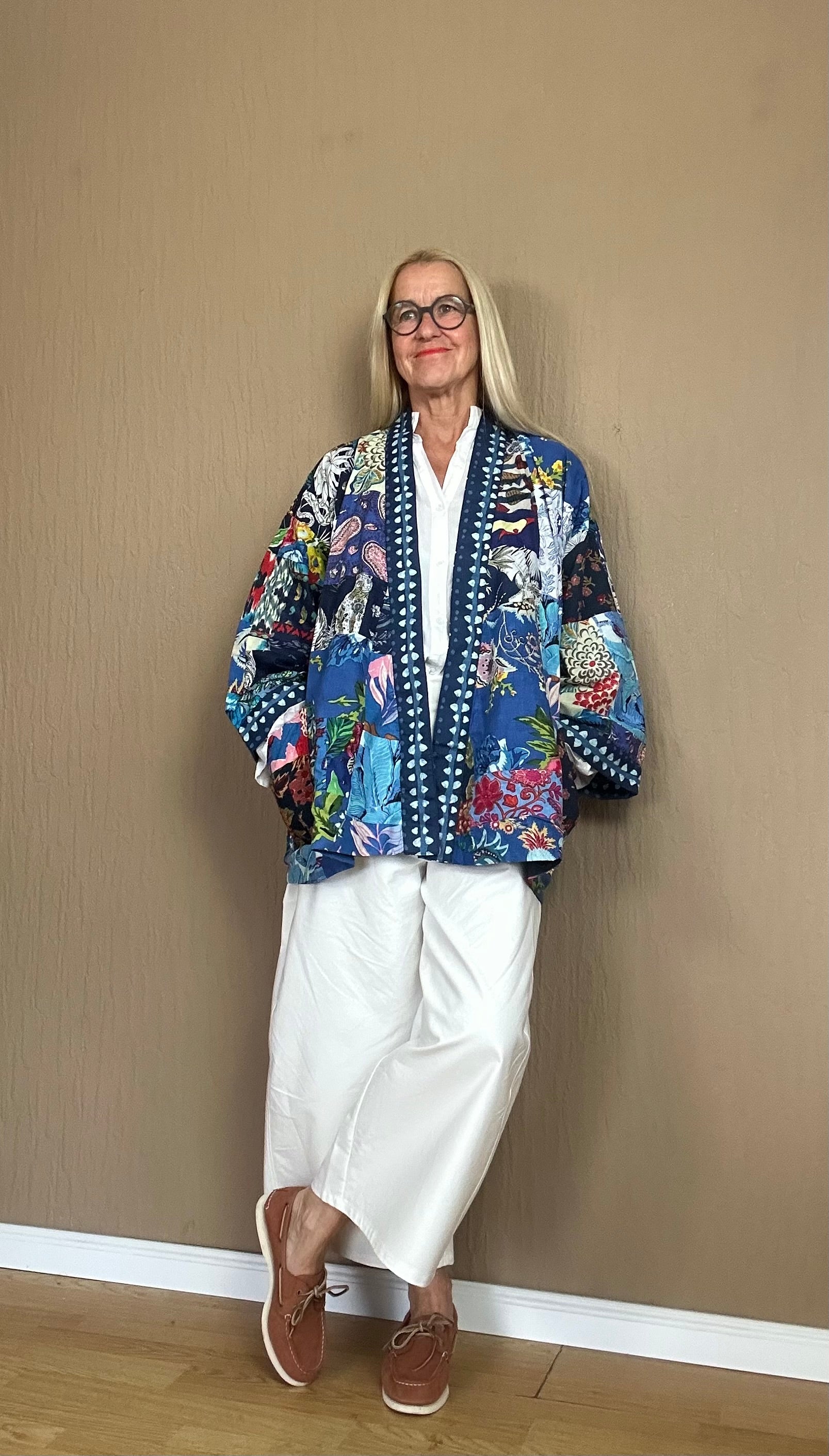 Patchwork Kimono Jacke