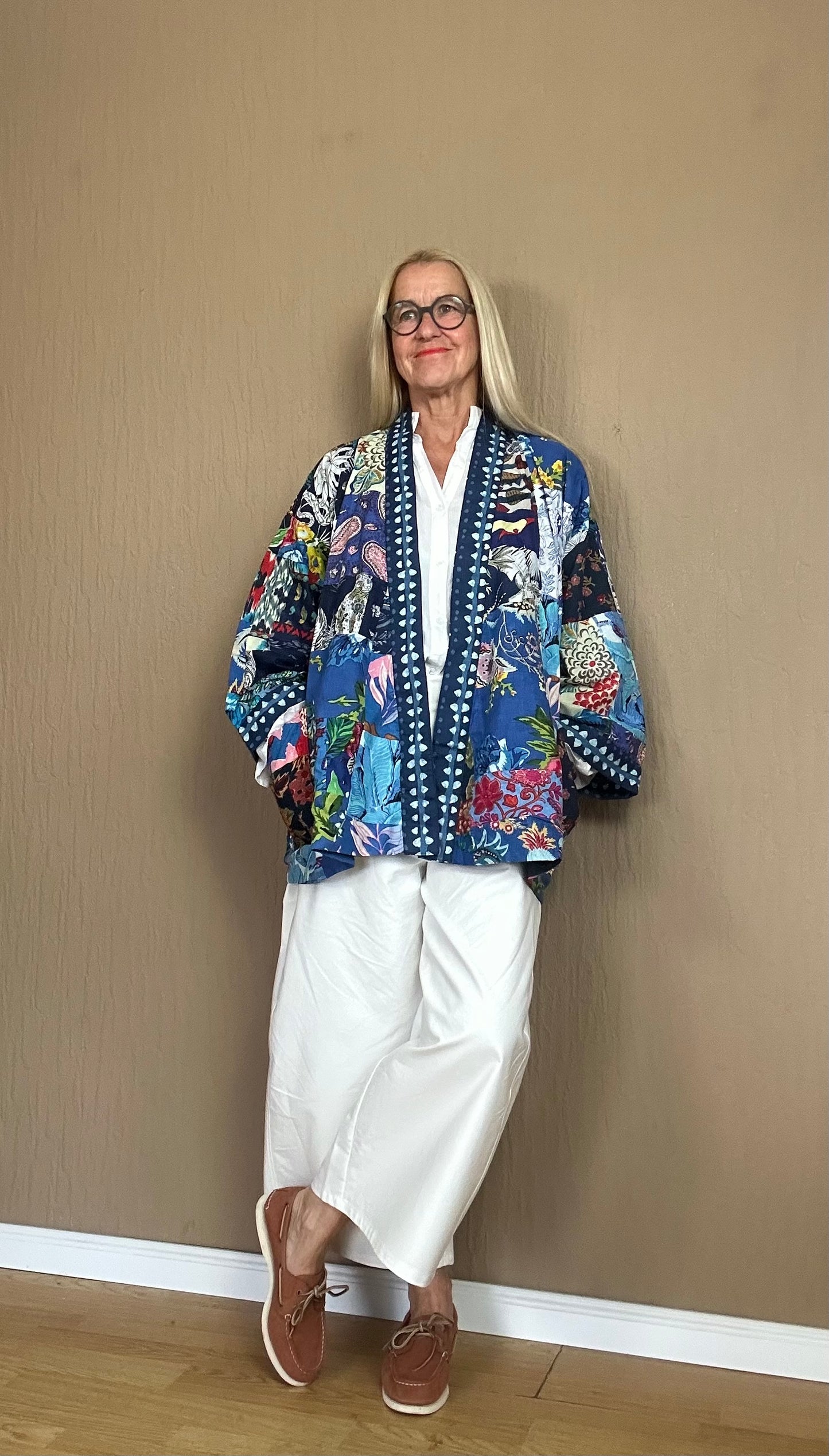 Patchwork Kimono Jacke