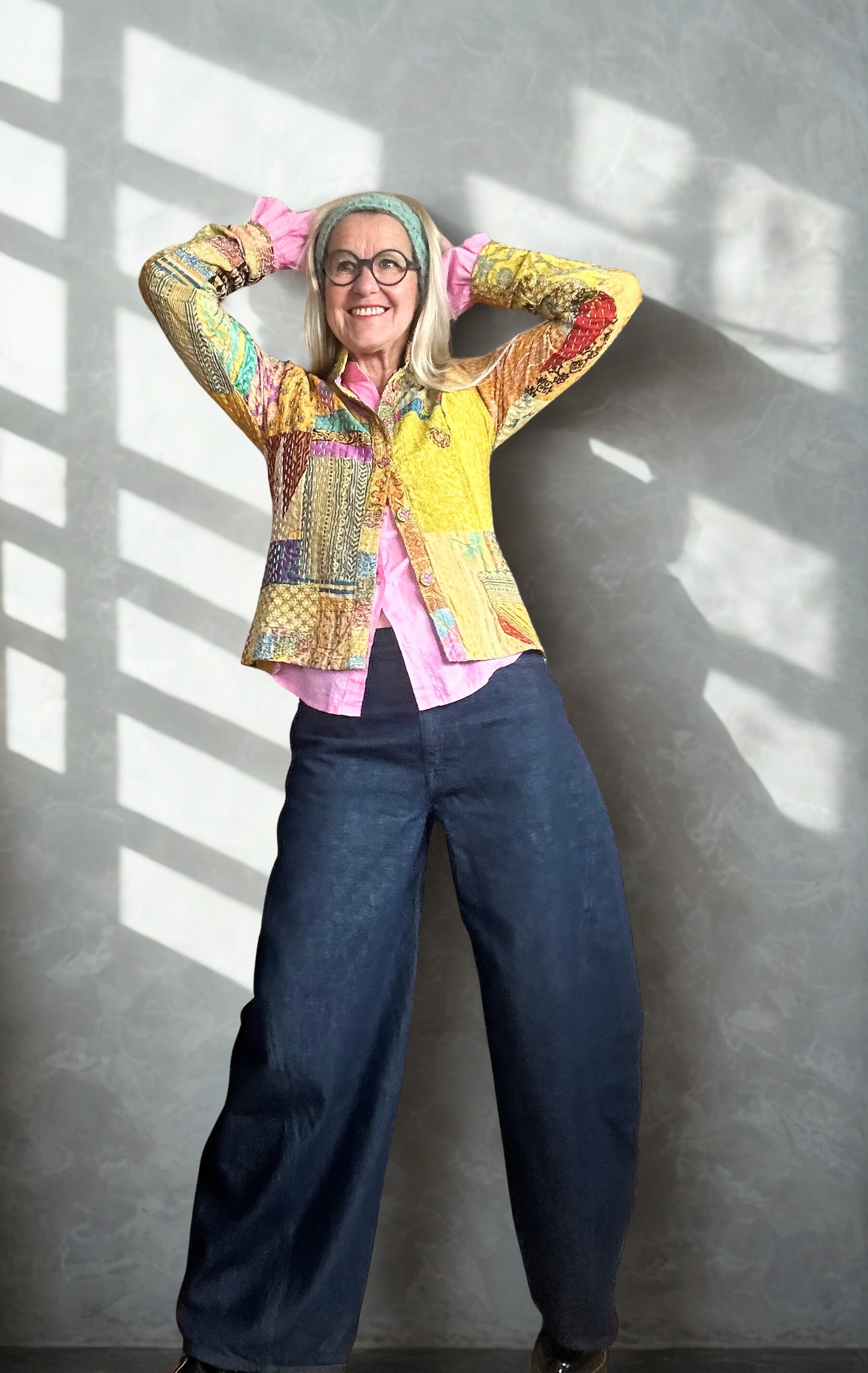 Patchwork Kantha Jacke