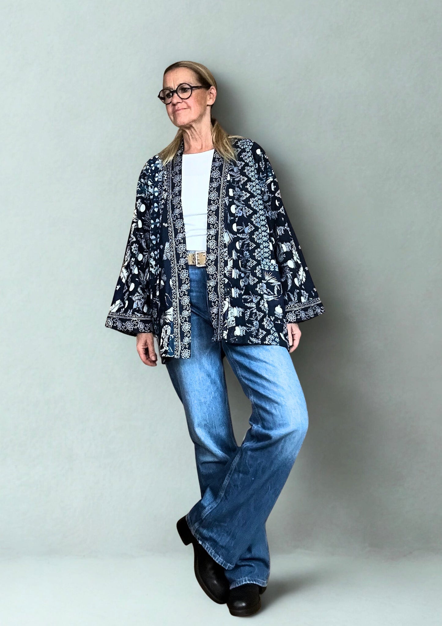 Patchwork Kimono Jacke
