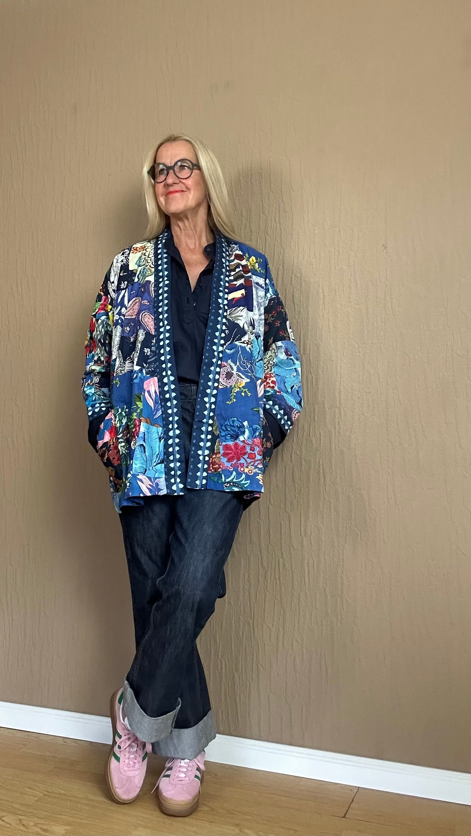 Patchwork Kimono Jacke