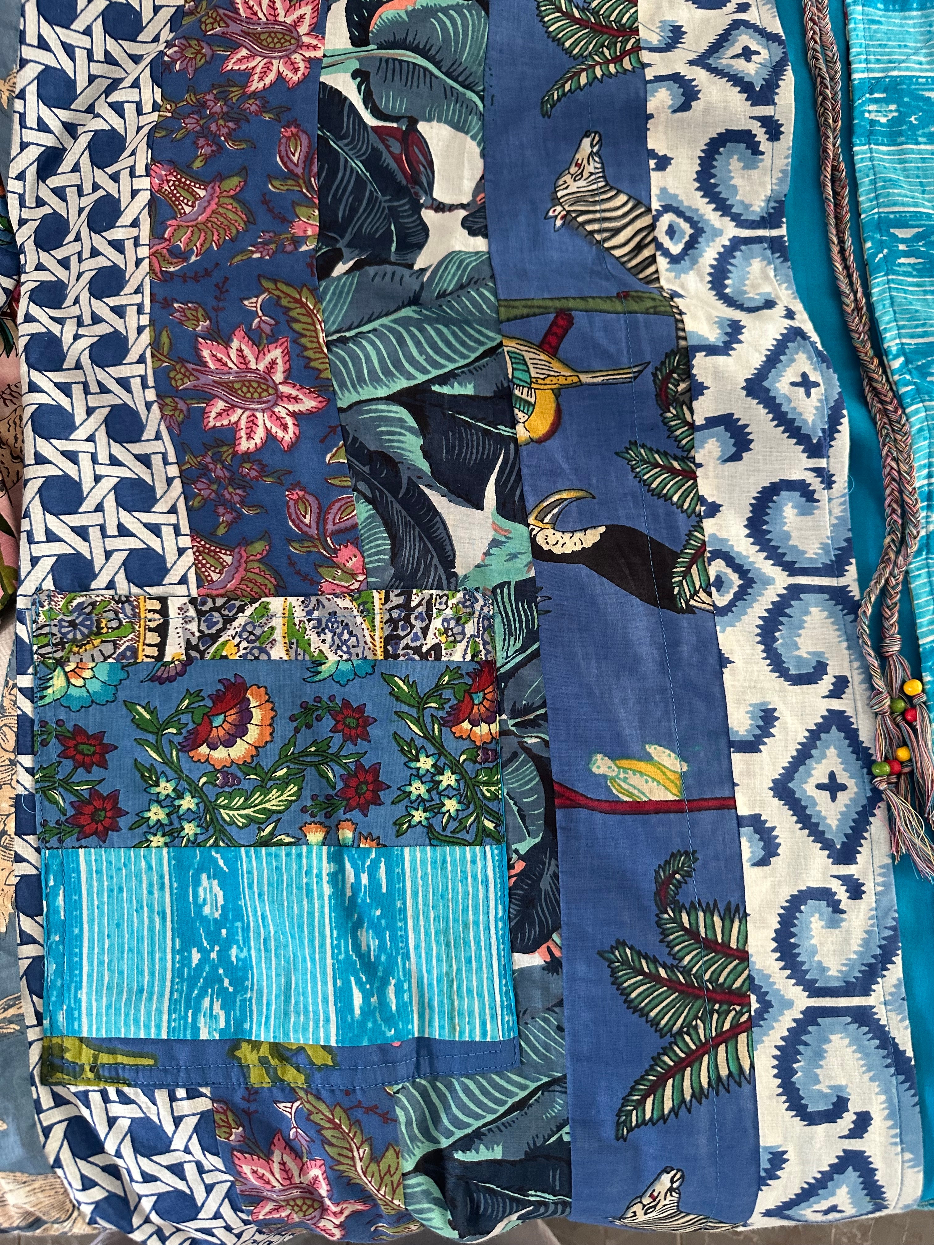 Patchwork Mantel