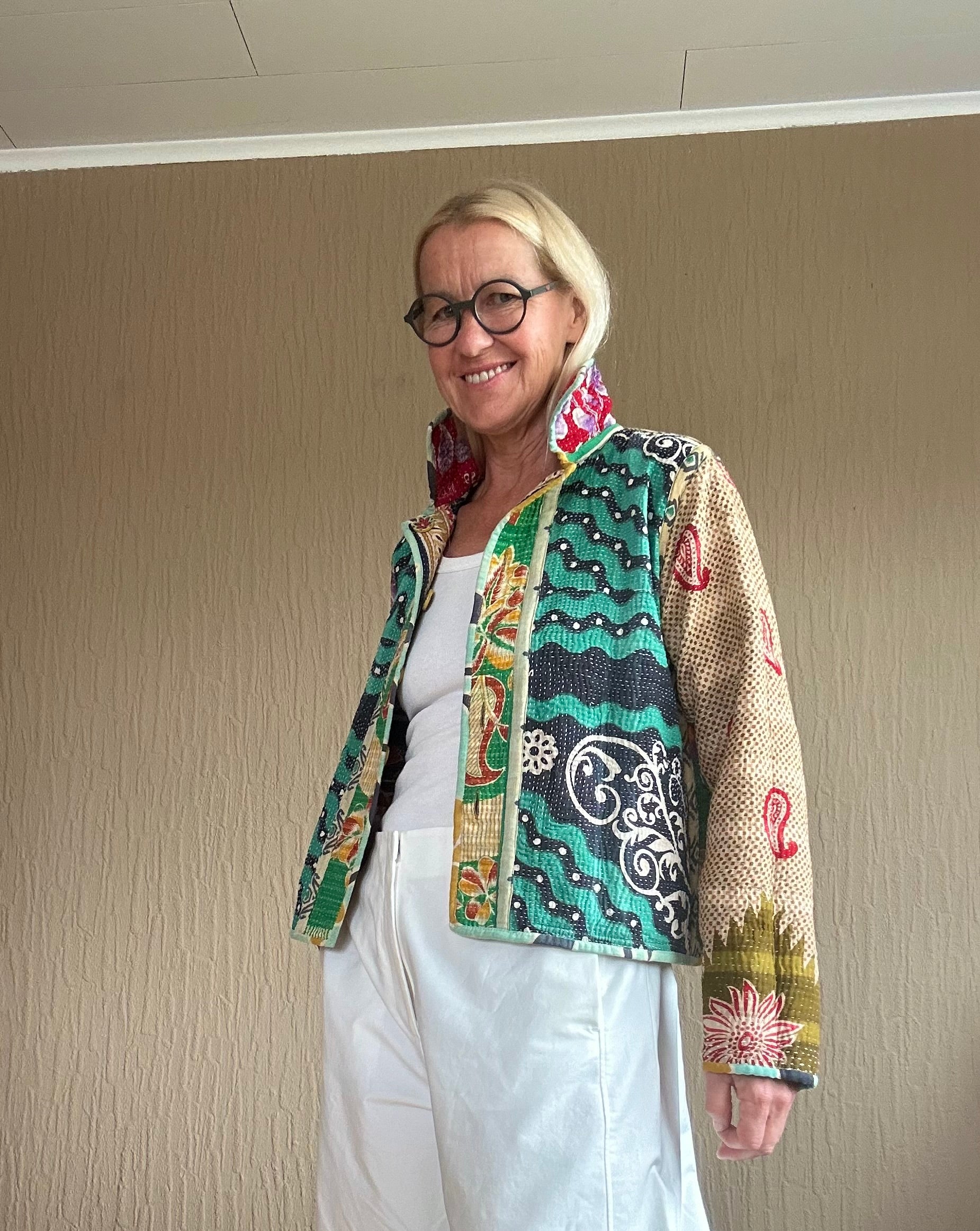 Vintage Kantha Jacke