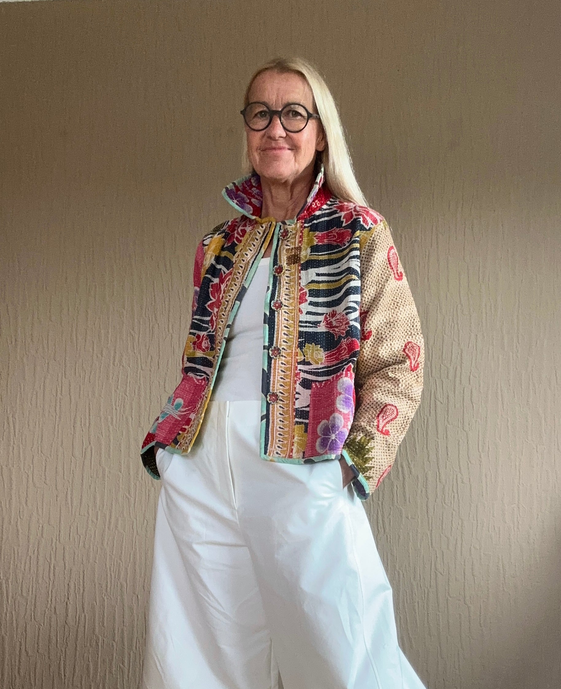 Vintage Kantha Jacke