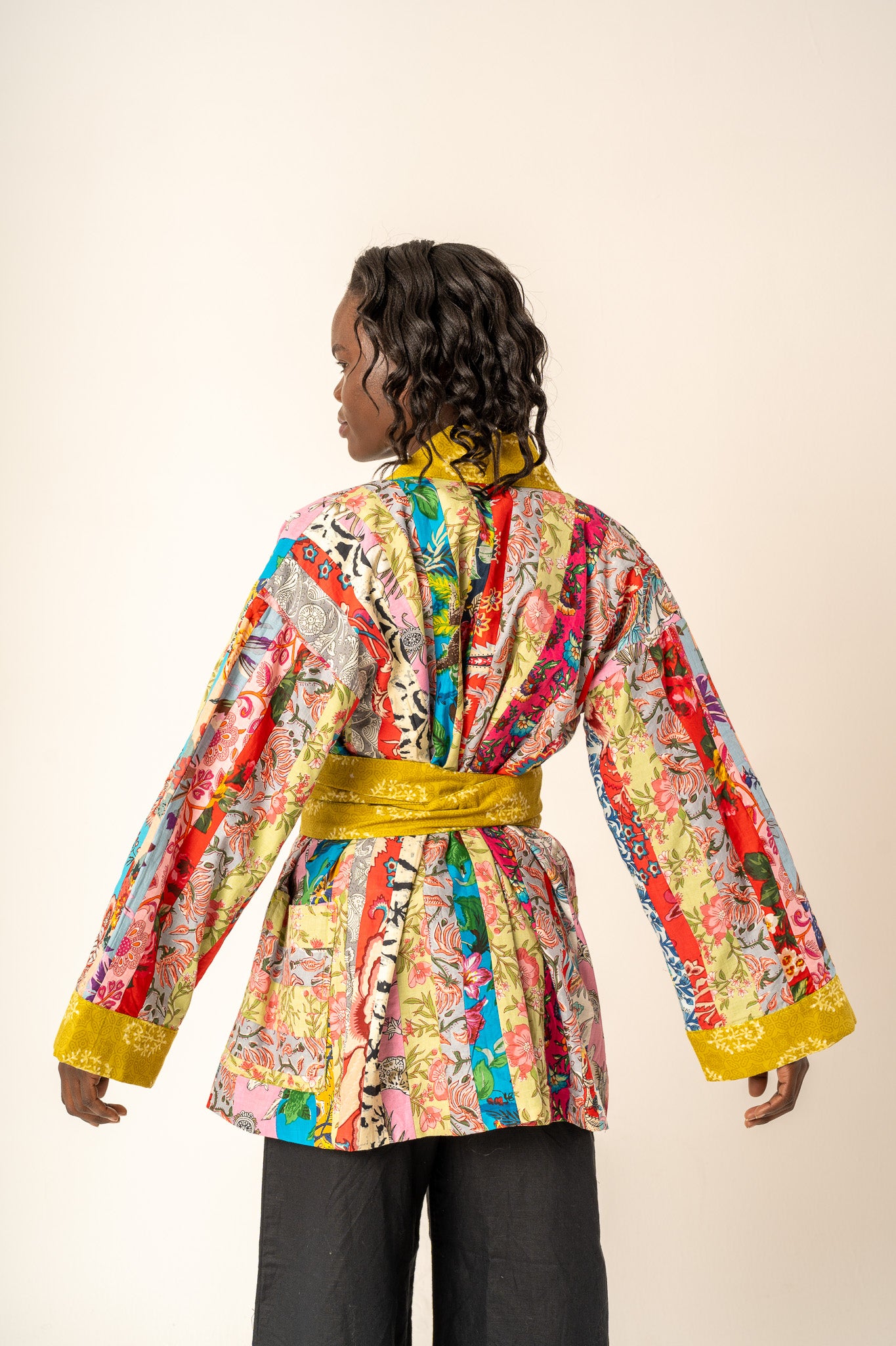 Patchwork Kimono Jacke