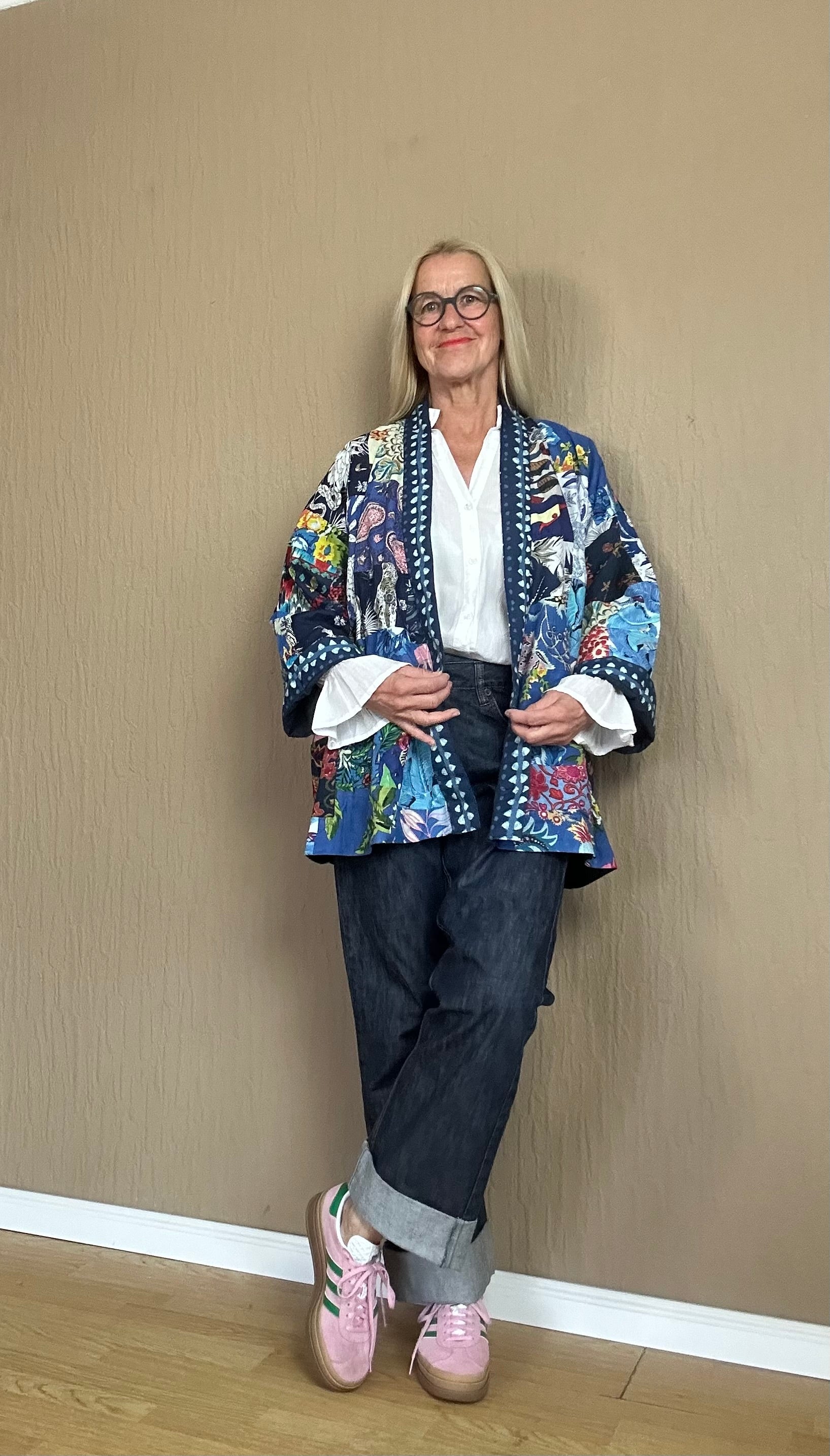 Patchwork Kimono Jacke