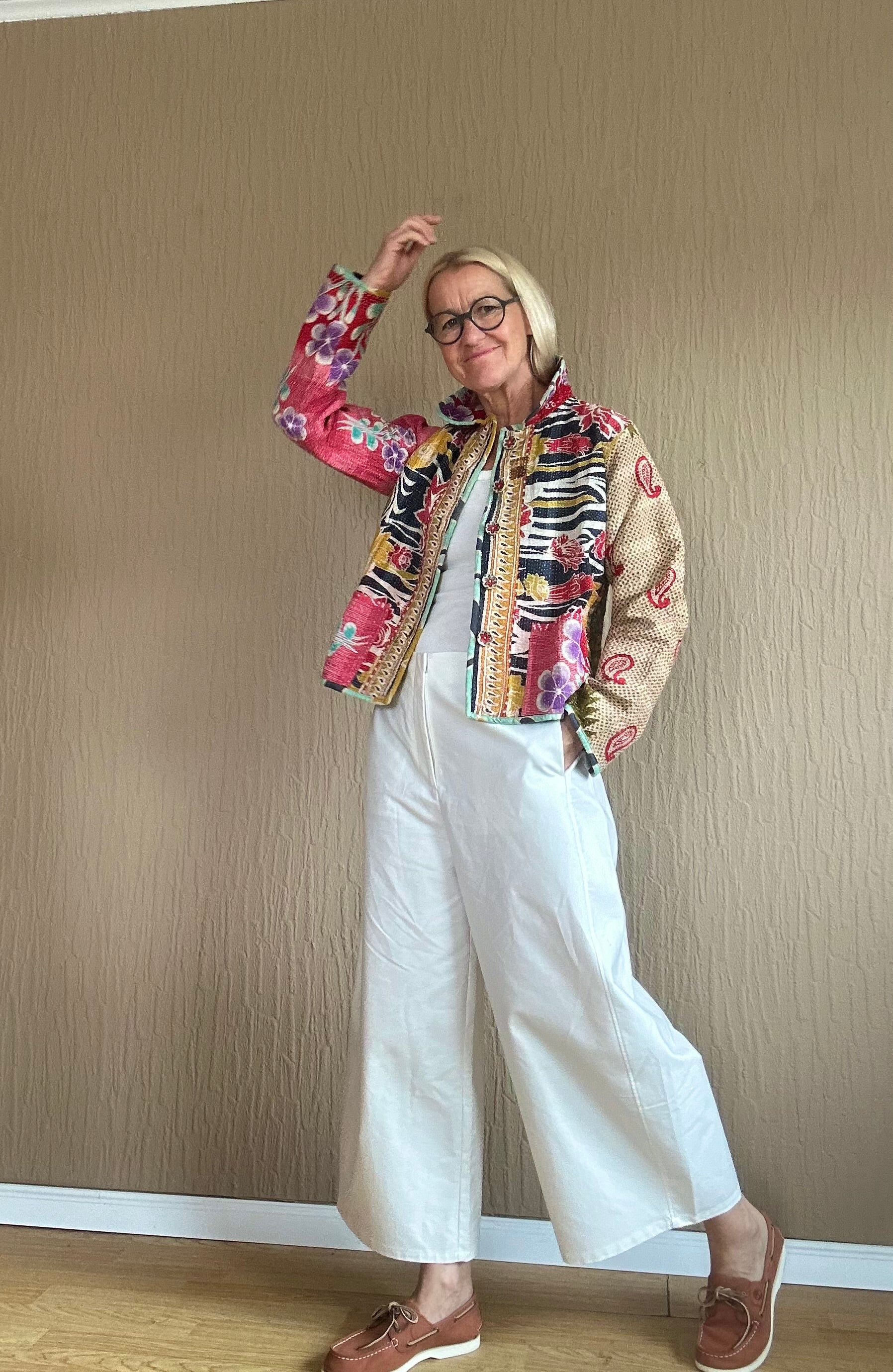 Vintage Kantha Jacke