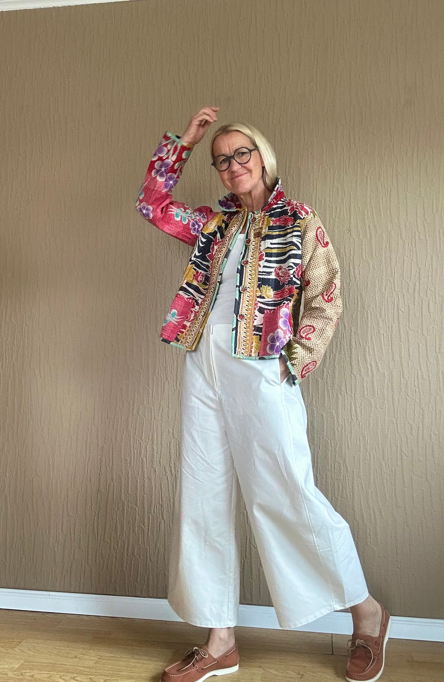 Vintage Kantha Jacke