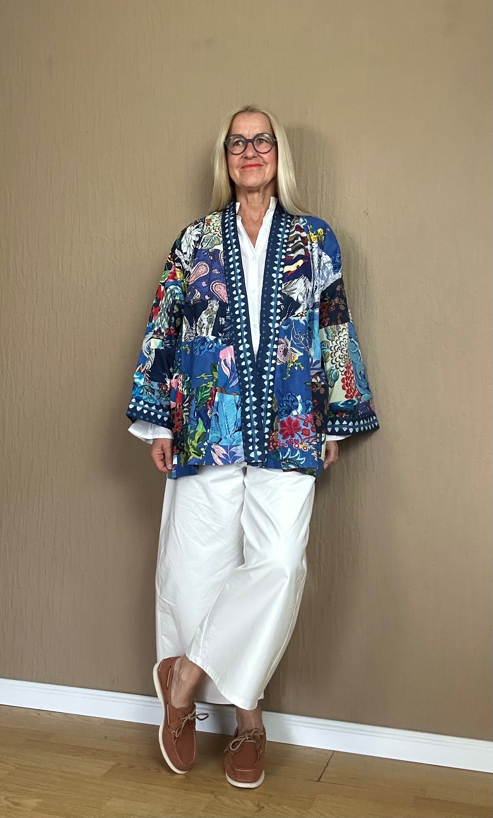 Patchwork Kimono Jacke