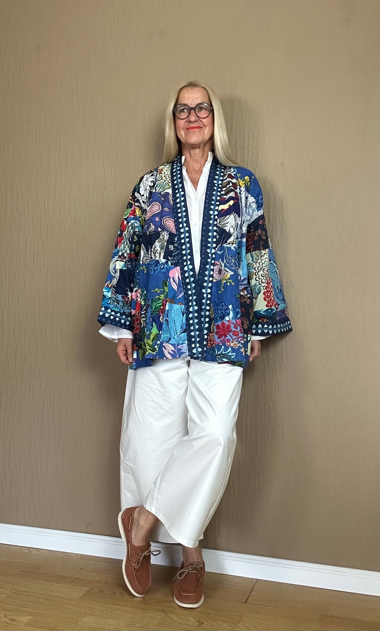 Patchwork Kimono Jacke