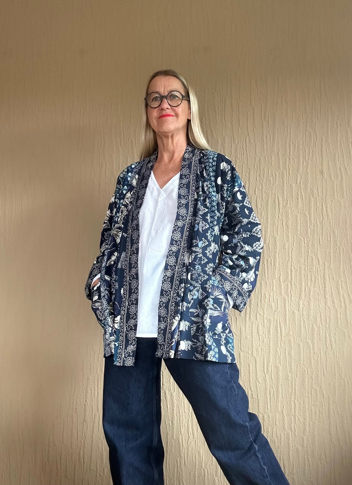 Patchwork Kimono Jacke