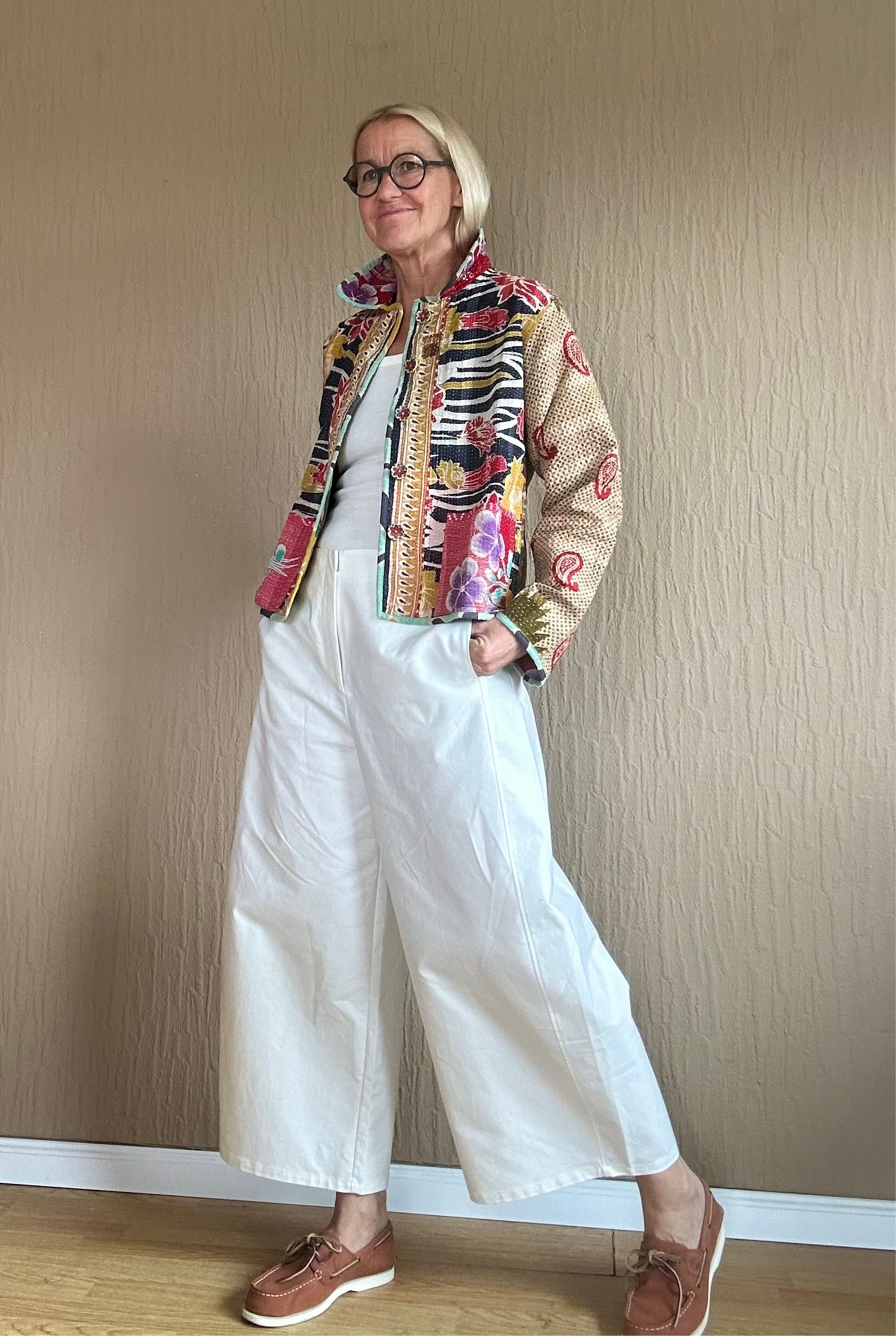 Vintage Kantha Jacke