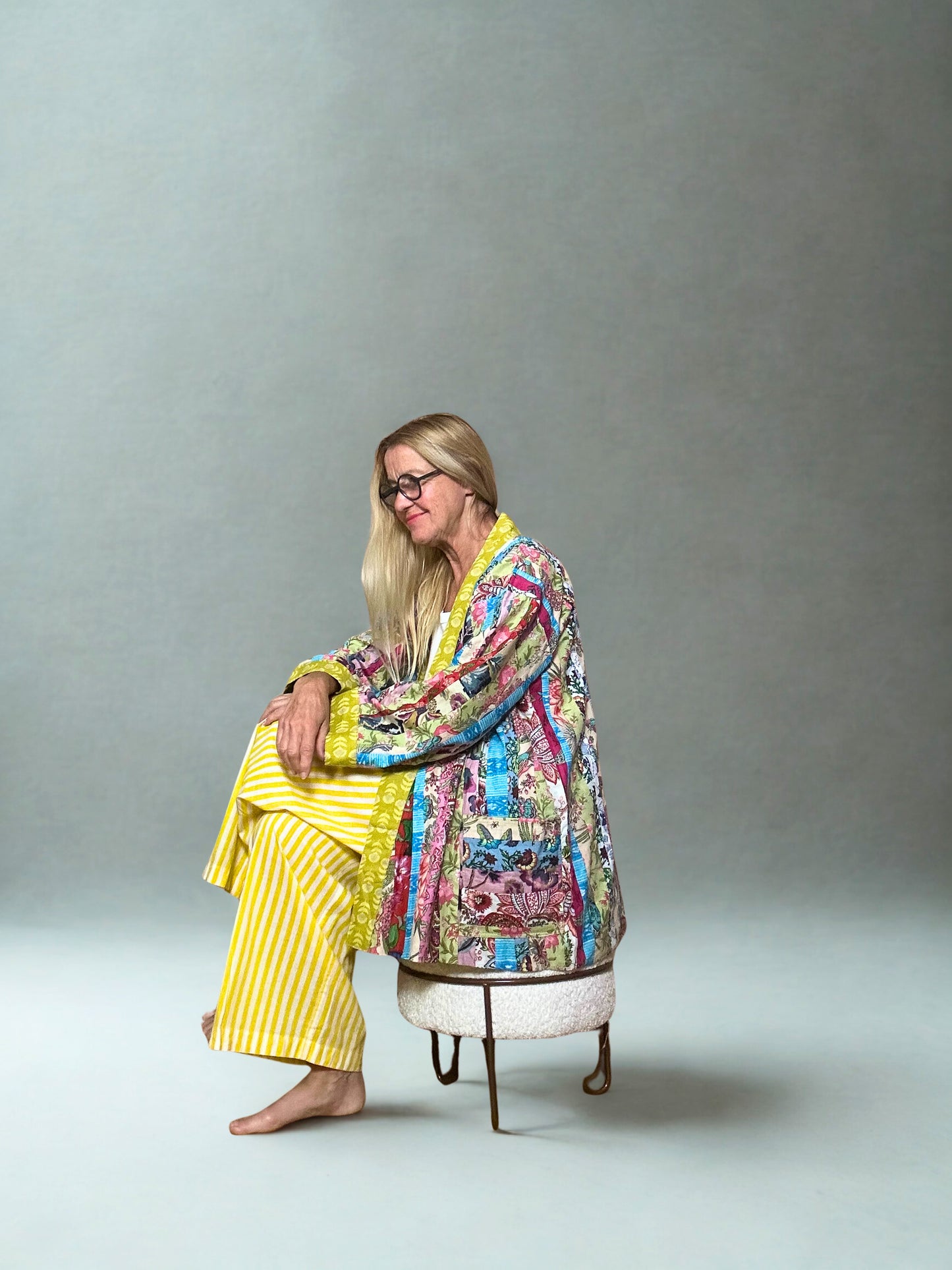 Patchwork Kimono Jacke