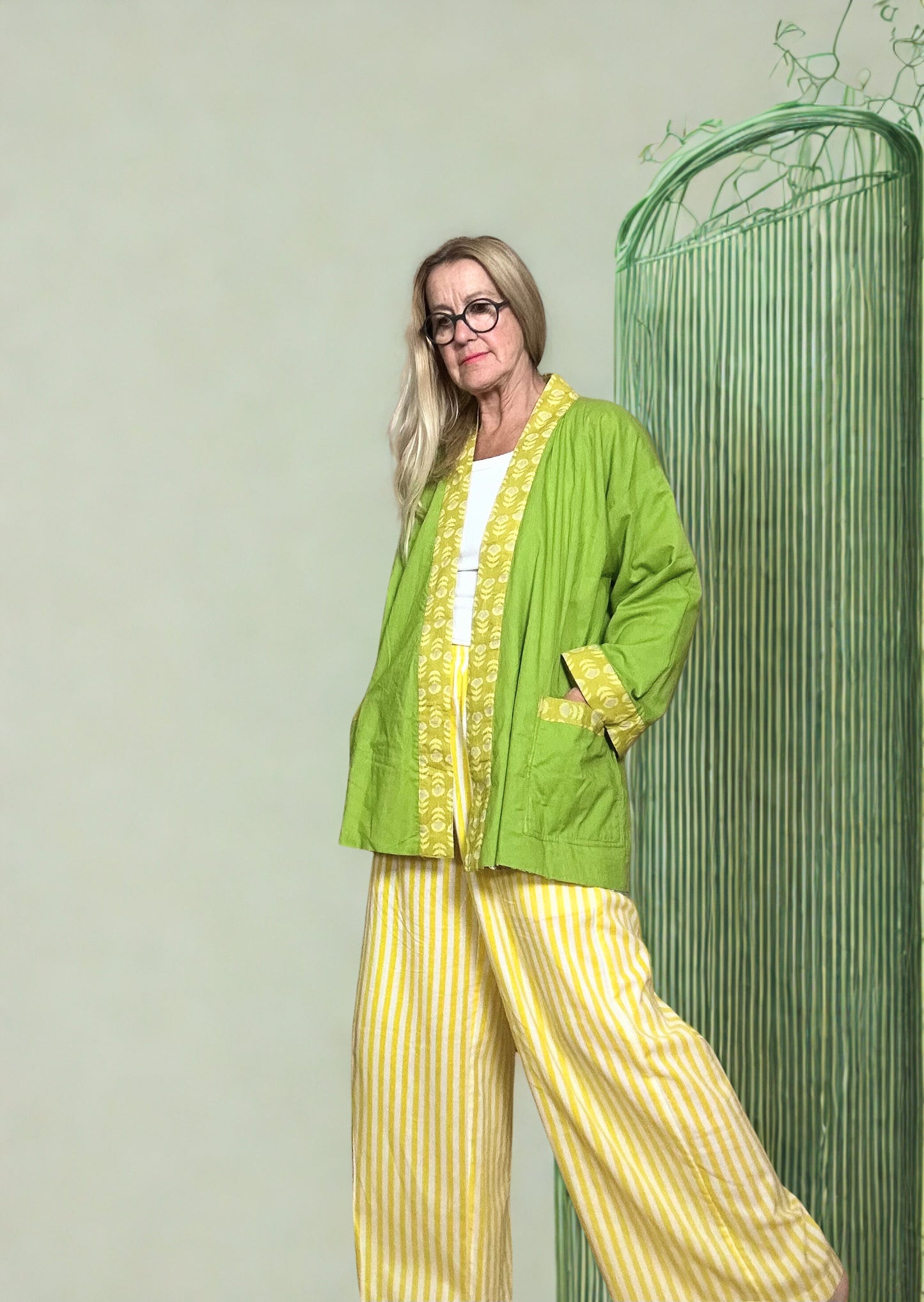 Patchwork Kimono Jacke